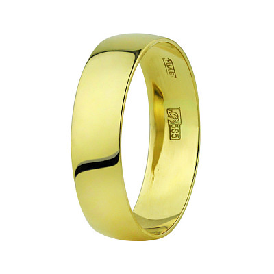 Обручальное кольцо 125000-1-Ж