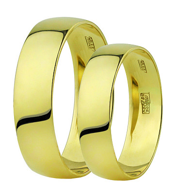 Обручальное кольцо 125000-1-Ж