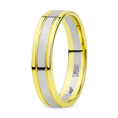 Обручальное кольцо 10-504-ЖБ
