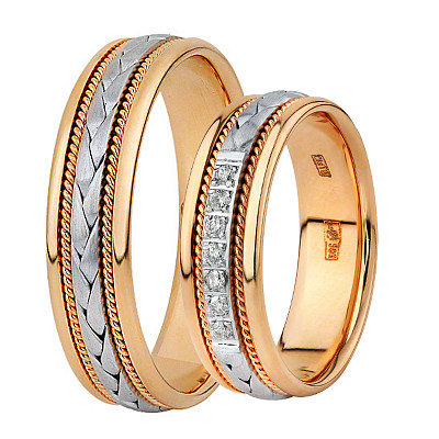 Обручальное кольцо 100307-К