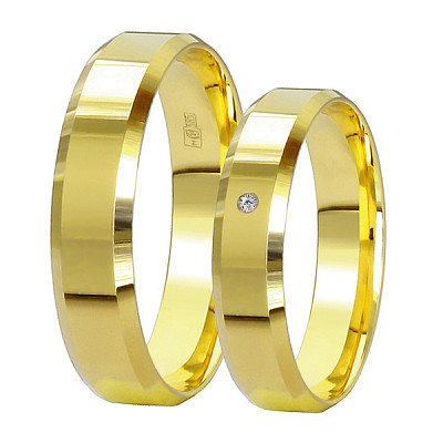Обручальное кольцо 10-722-Ж