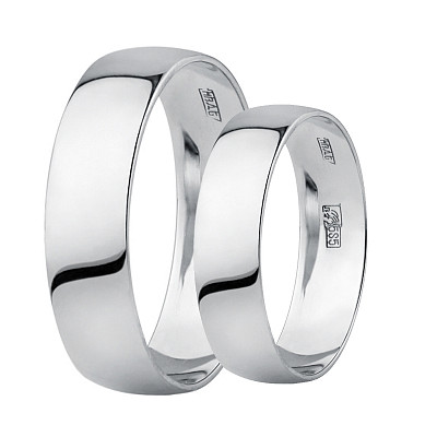 Обручальное кольцо 125000-1-Б
